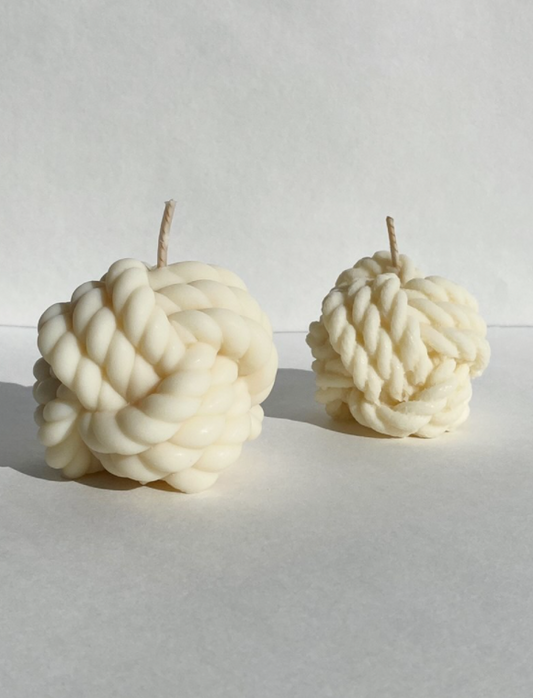 The Wool Knot set - Ivory